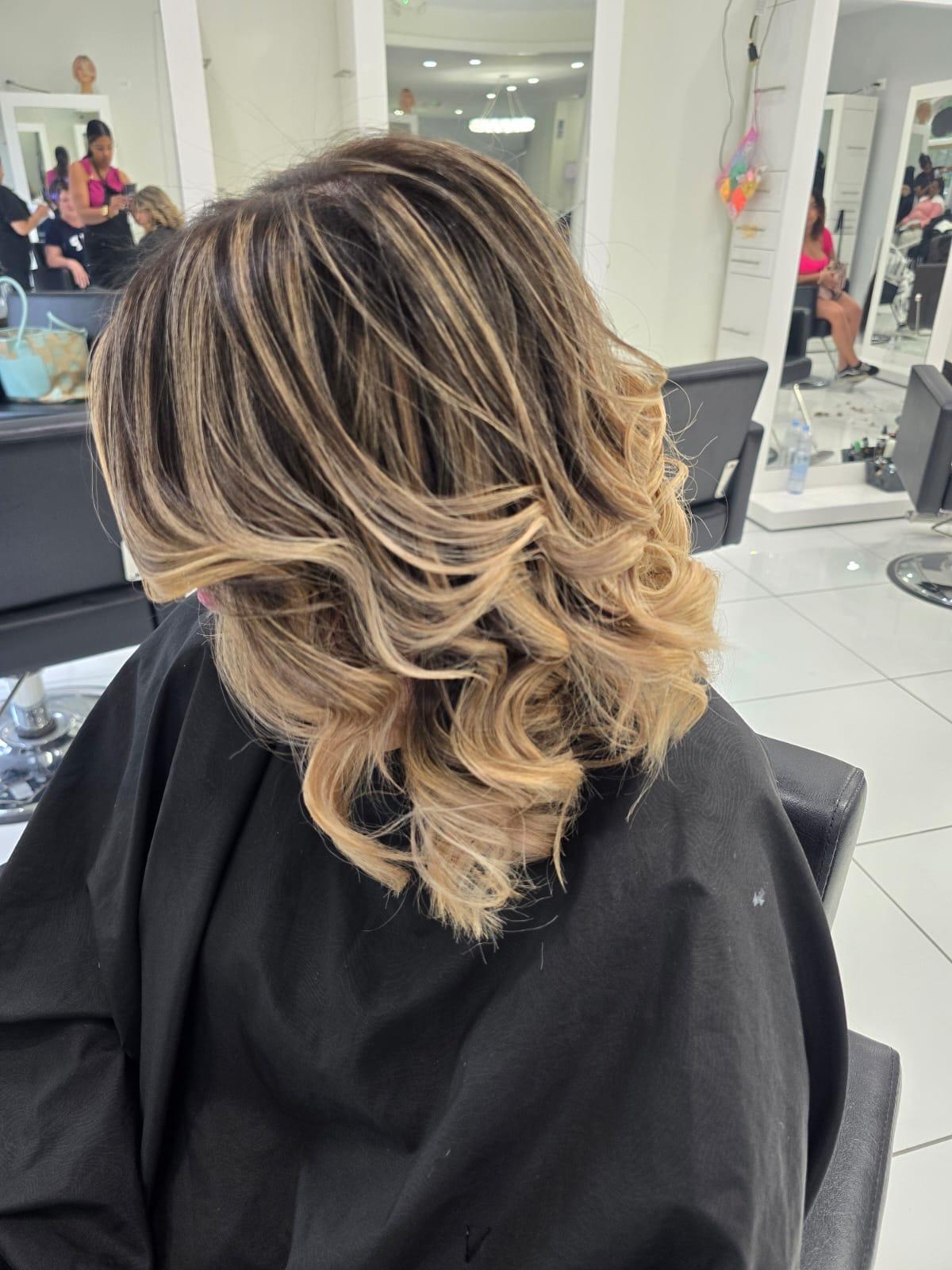 Cut and color work photographed at Act 1 Salon & Spa